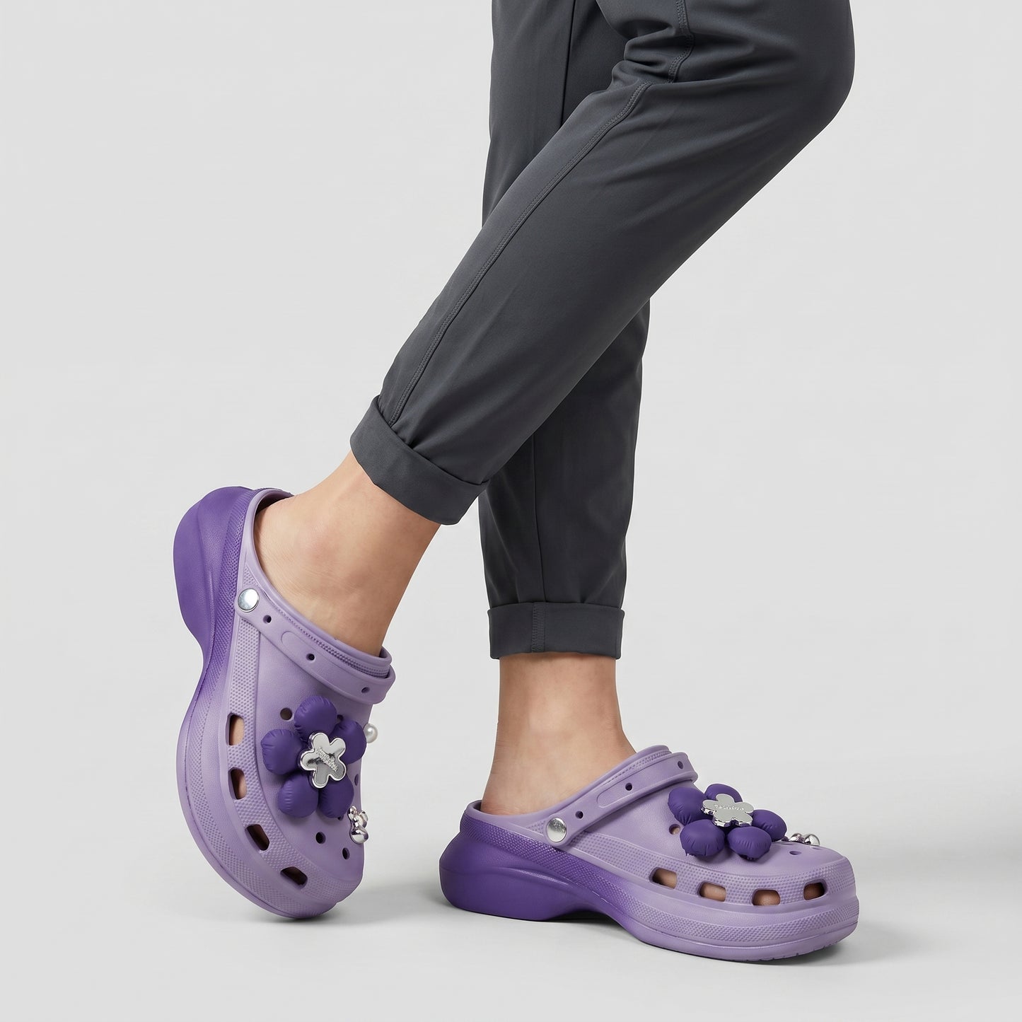 Floral Comfort Clogs