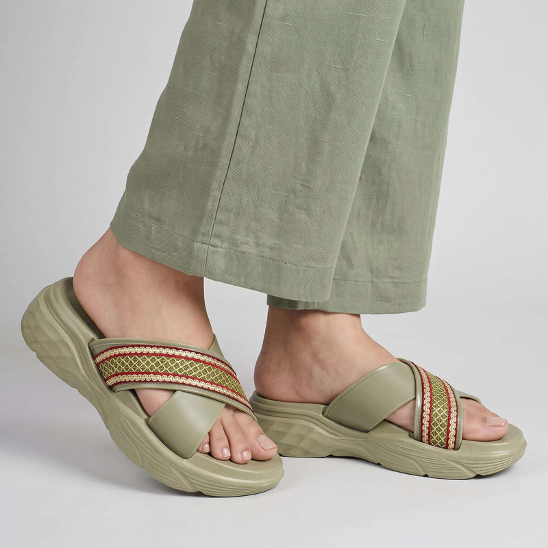 Criss Cross Slippers