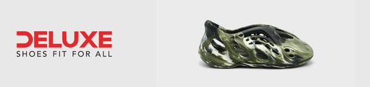 Olive marble foam runner clogs for men in Pakistan