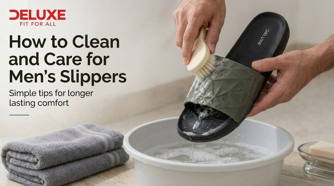 How to Clean and Care for Men's Slippers, Chappals & Sliders