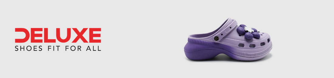 Purple Crocs-style clogs for women in Pakistan
