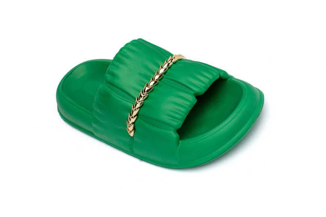 Cozy Slides in Green