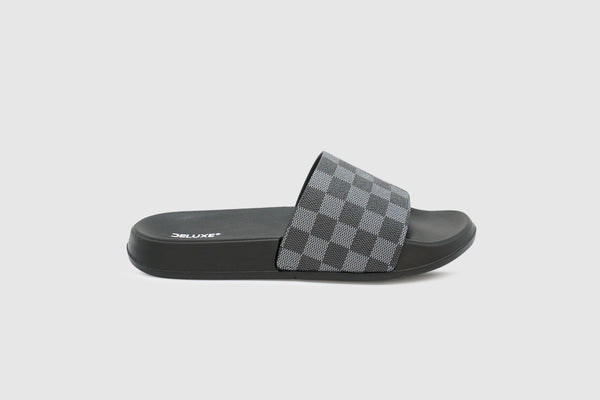 Luxury Check Slides - alternate view