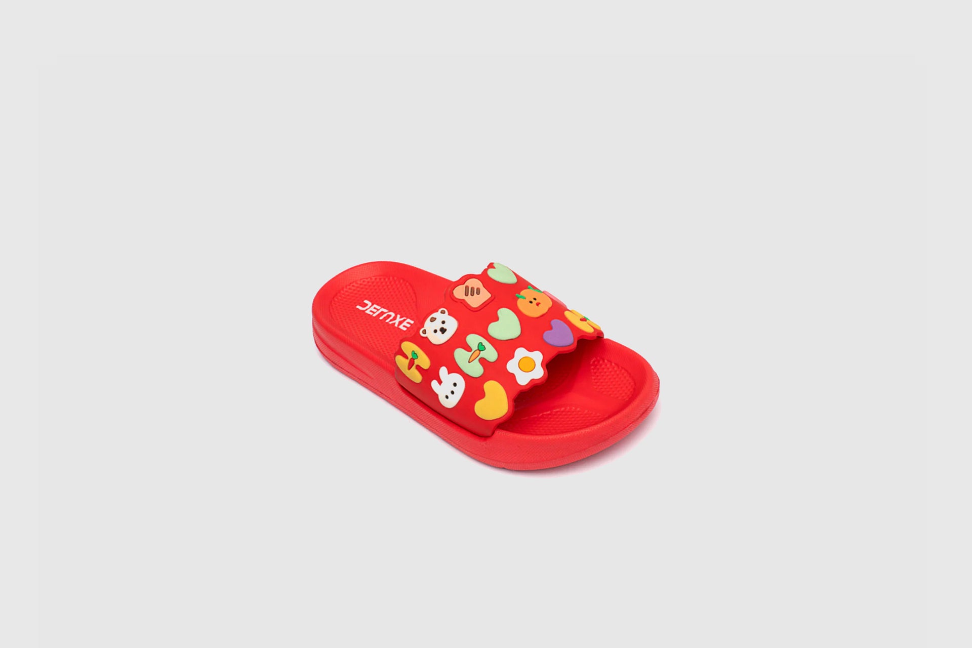 Coral Reef Slippers in Red