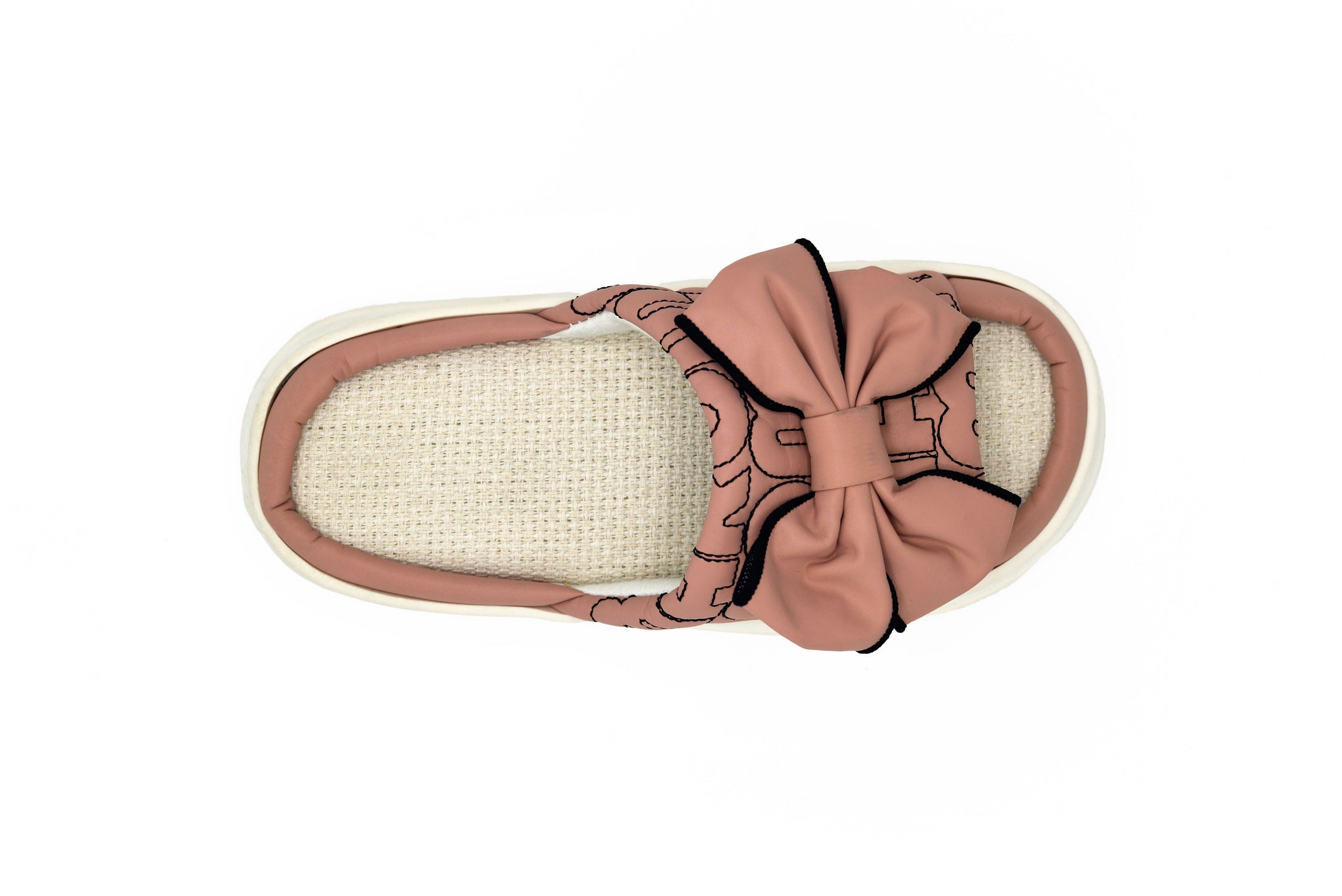 Bow Peep Slippers in Pink