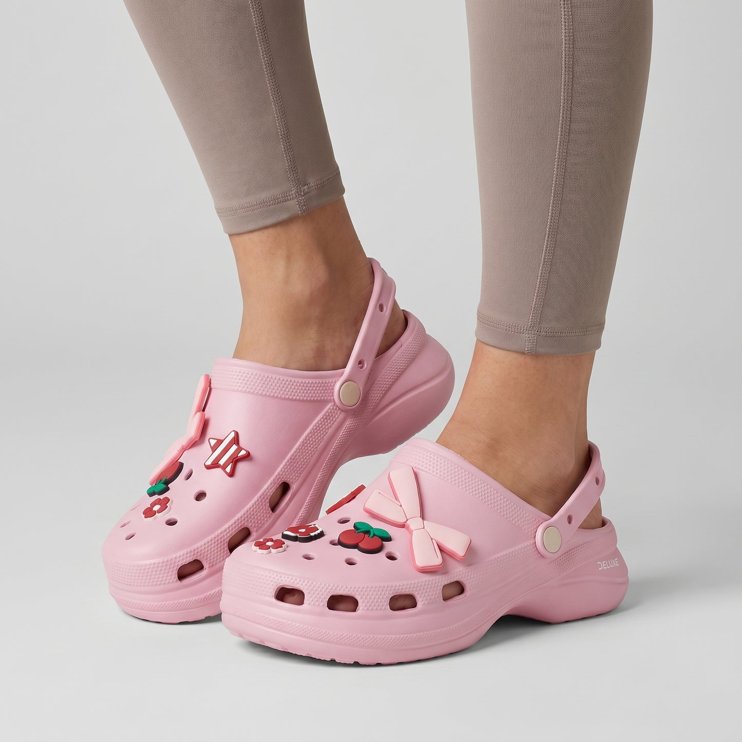Floral Pearl Clogs