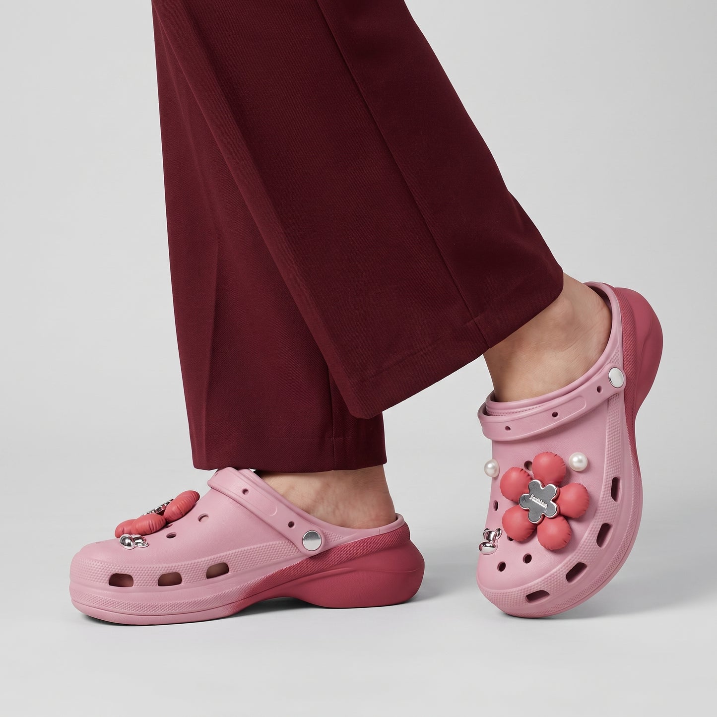 Floral Comfort Clogs