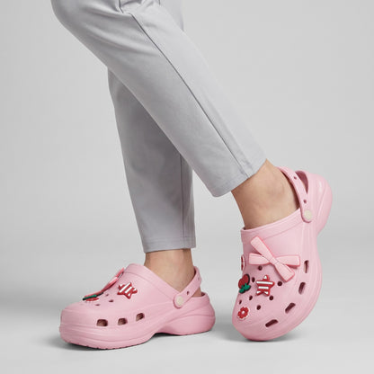 Floral Pearl Clogs