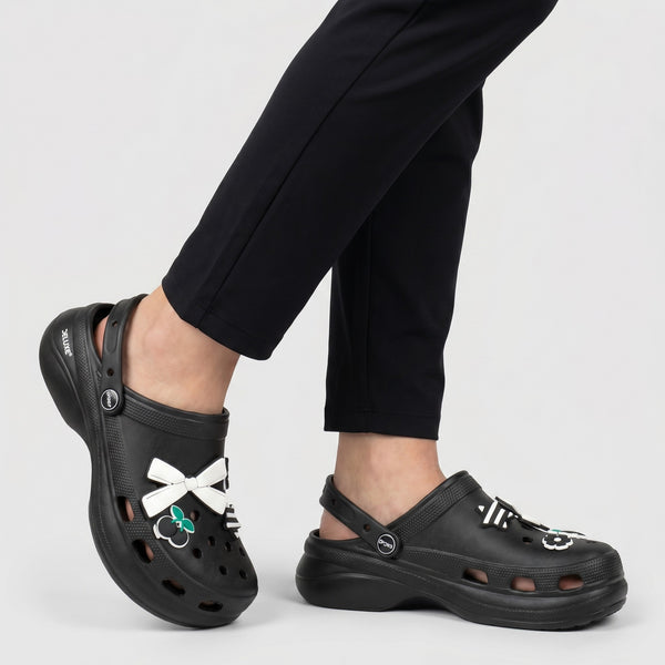 Floral Pearl Clogs