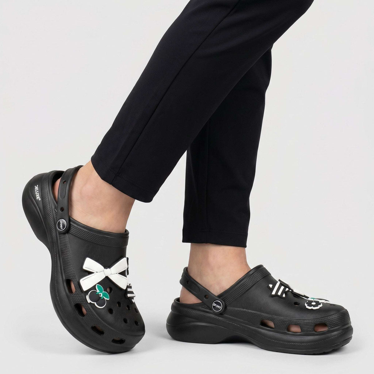 Floral Pearl Clogs