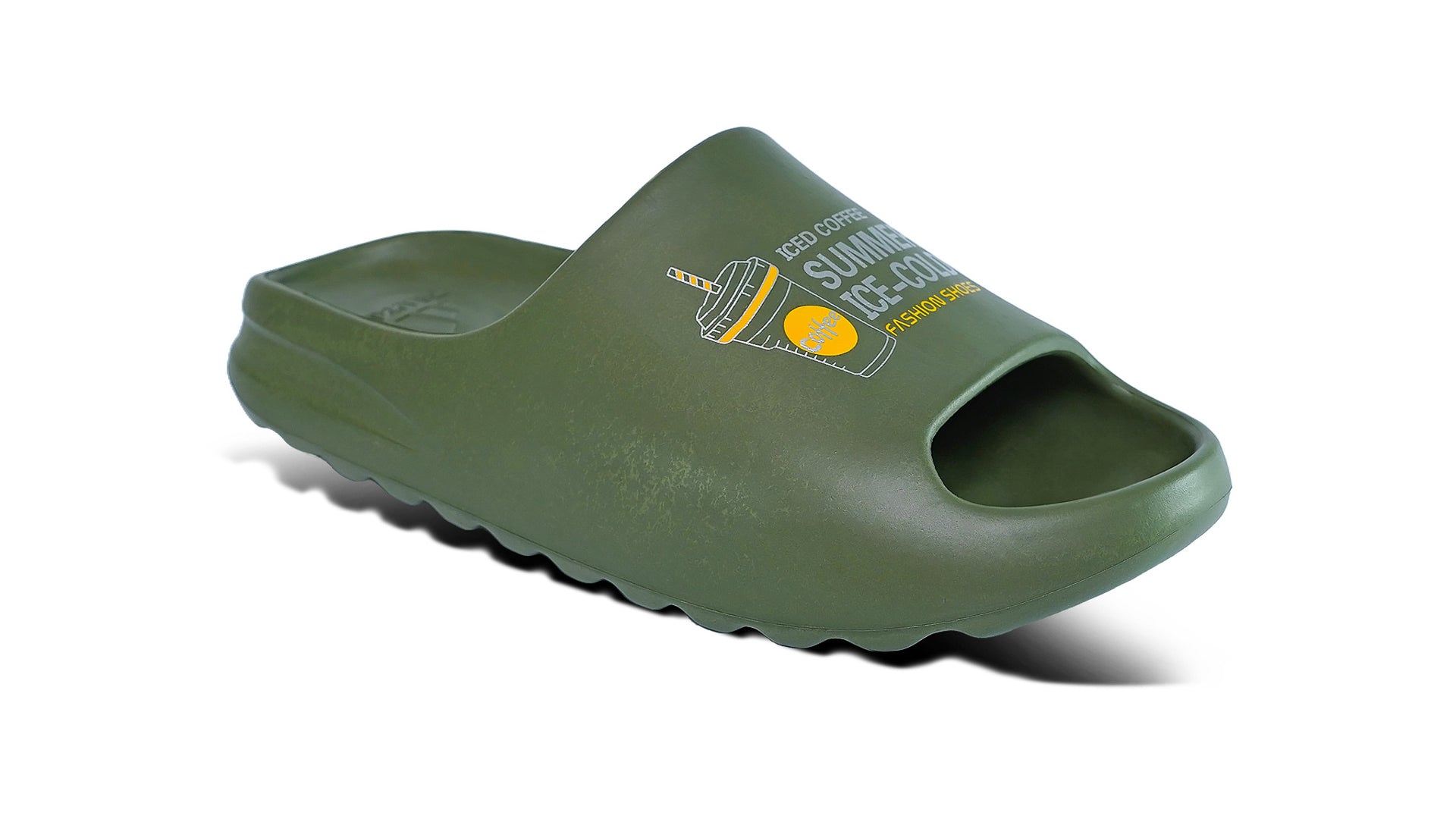 Classic Comfort Slides in Army Green