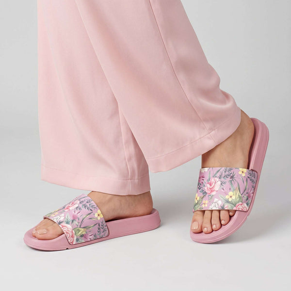 Rosé Comfort Slides
