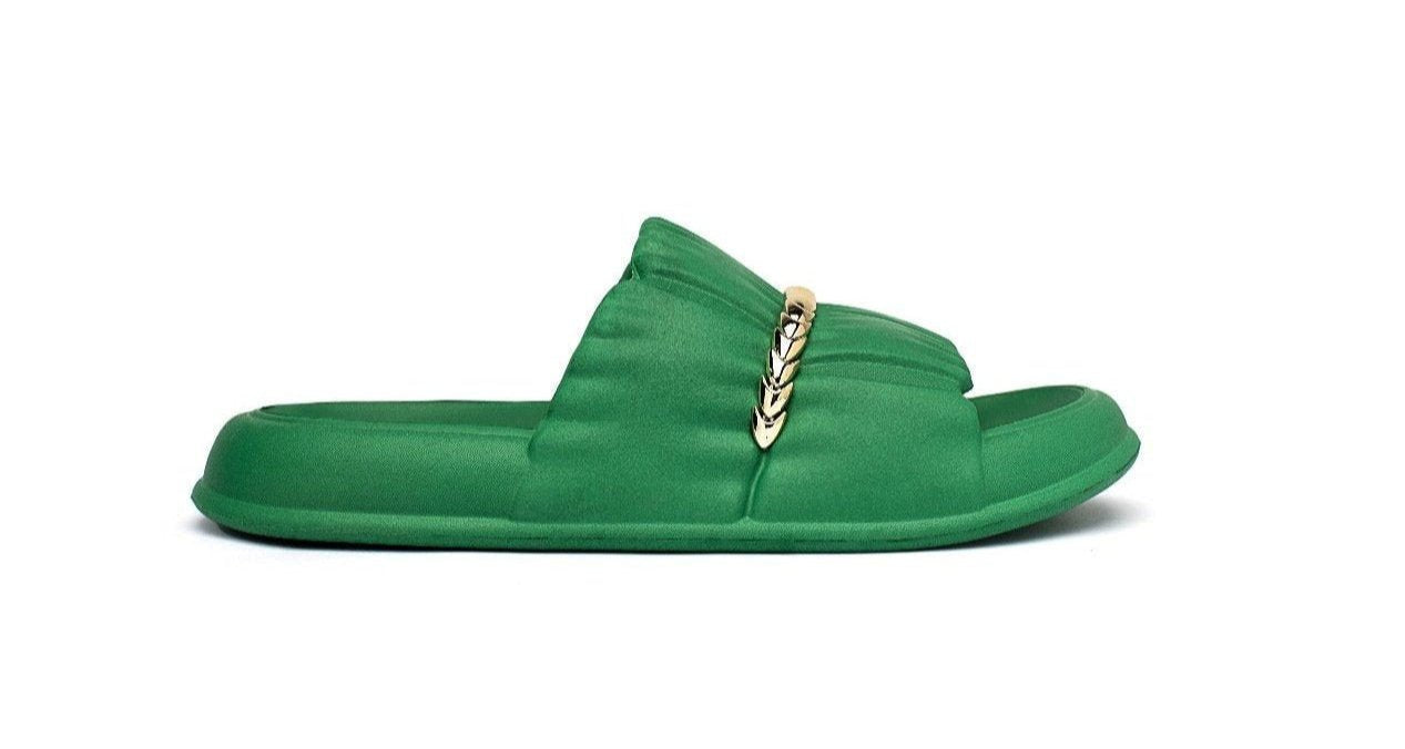 Cozy Slides in Green