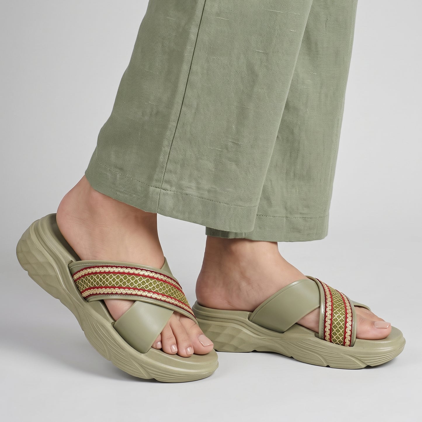 Criss Cross Slippers