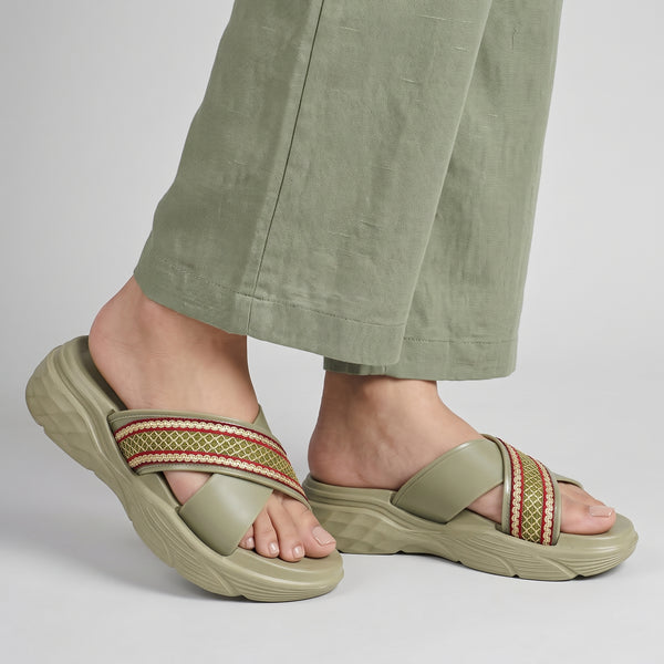 Criss Cross Slippers
