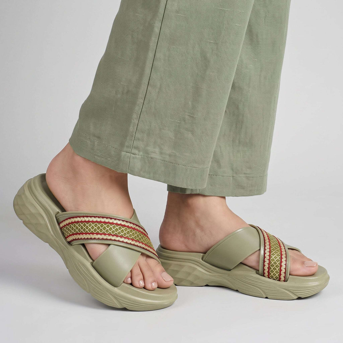 Criss Cross Slippers